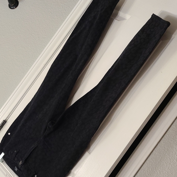 Black Leopard skinny jeans size 10 - Picture 3 of 8